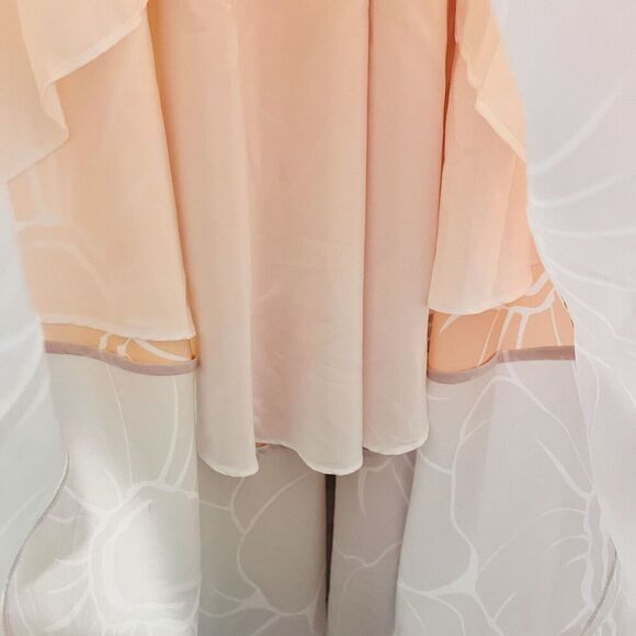Anthropologie Hutch Peachy High-Low Dress Floral Sleeveless Size Large New - Picture 9 of 13